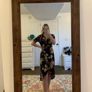 Floral High-Low Floral dress